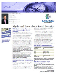5 Myths and Facts About Social Security